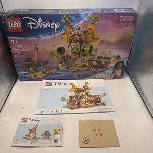 LEGO Disney Moana 2 Kakamora Barge Kids Toy - Pretend Play Building Set Openbox